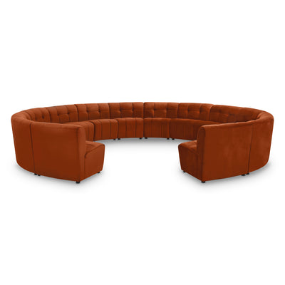 Limitless Modular Velvet 14pc. Sectional