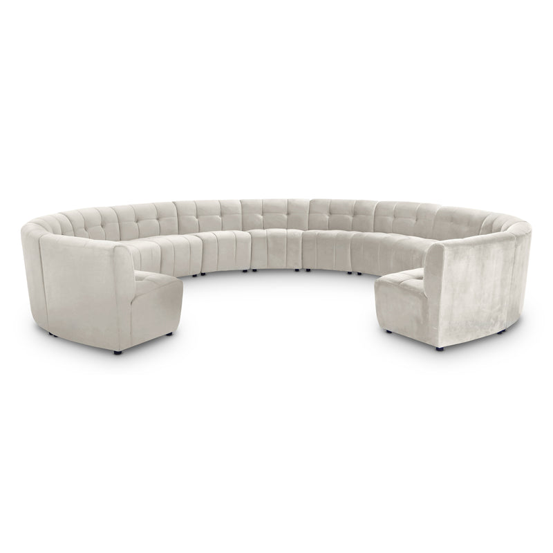 Limitless Modular Velvet 13pc. Sectional