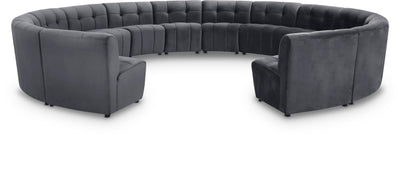 Limitless Modular Velvet 14pc. Sectional