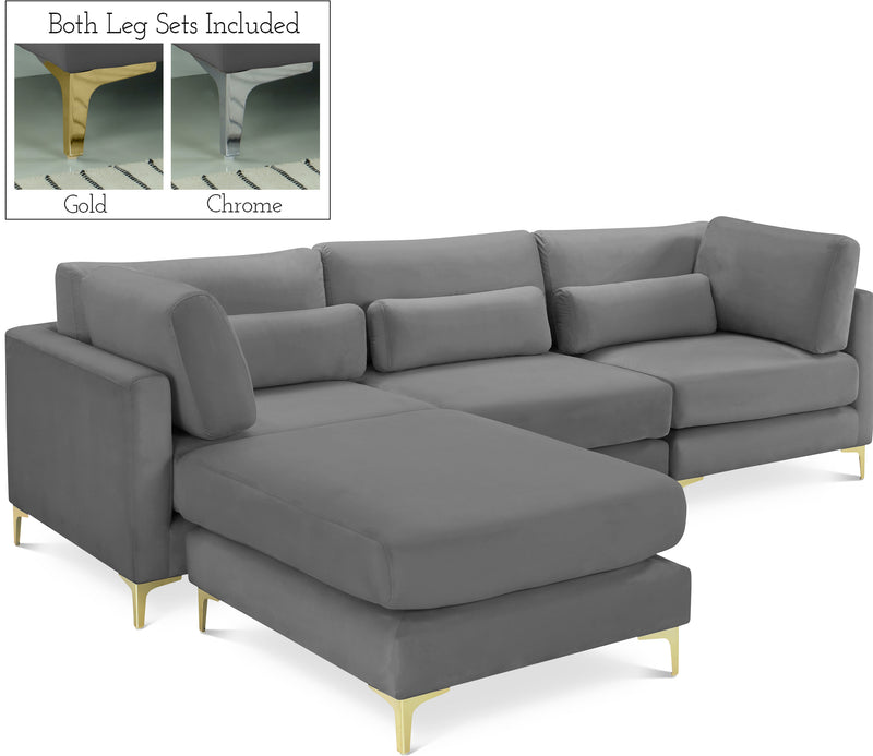 Julia Velvet Modular Reversible Sectional