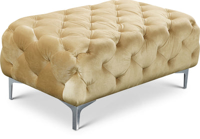 Mercer Velvet Ottoman