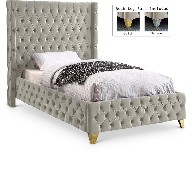 Savan Velvet Bed