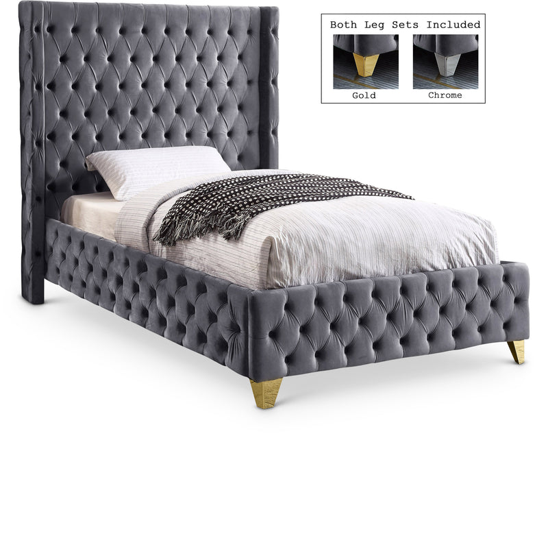 Savan Velvet Bed