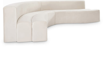 Curl Velvet 2pc. Sectional