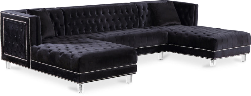 Moda Velvet 3pc. Sectional