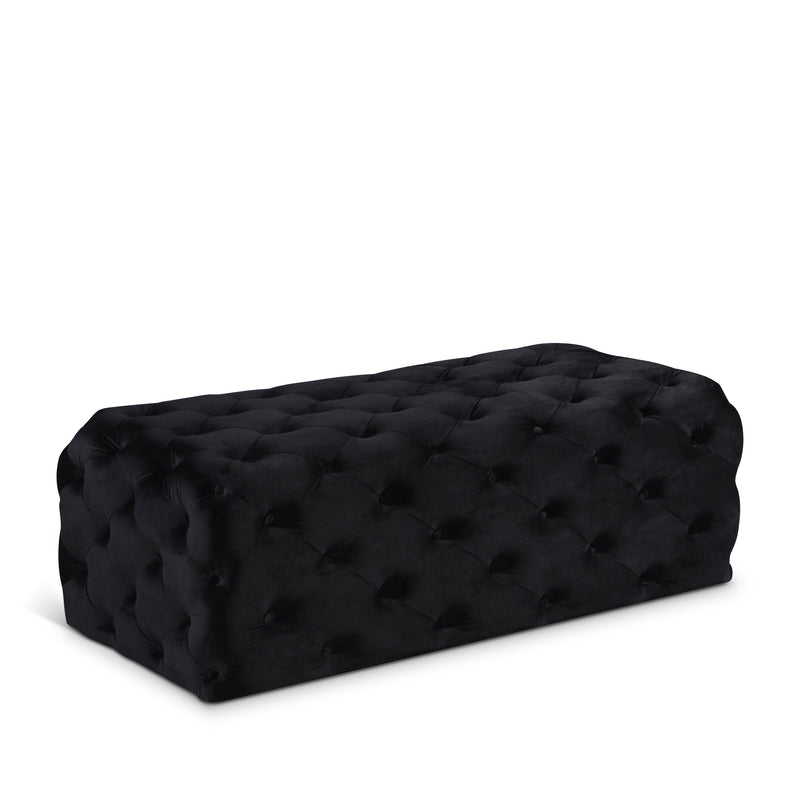 Casey Velvet Ottoman | Bench