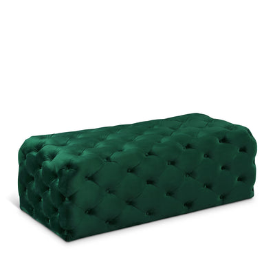 Casey Velvet Ottoman | Bench