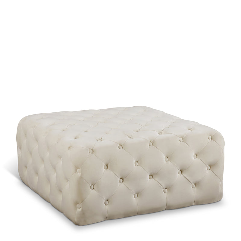 Ariel Velvet Ottoman | Bench