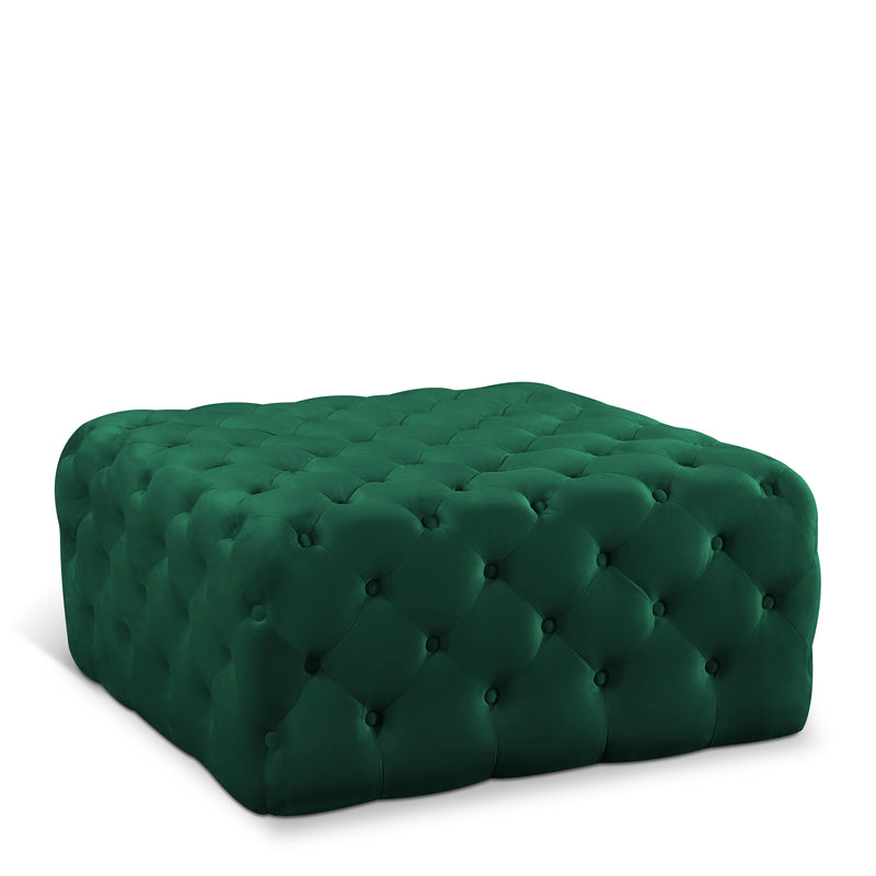 Ariel Velvet Ottoman | Bench