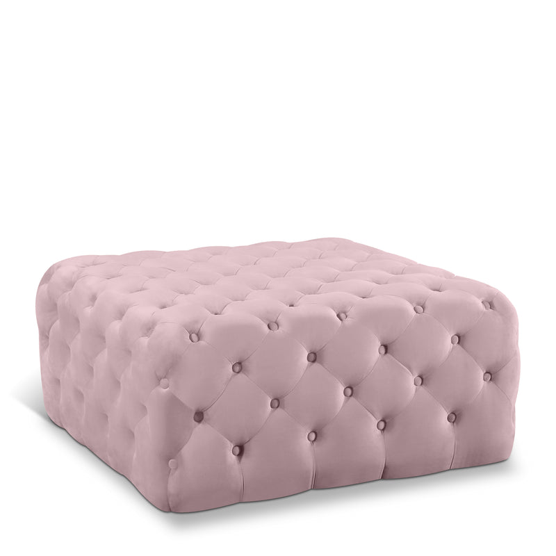 Ariel Velvet Ottoman | Bench