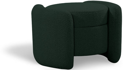 Horizon Boucle Fabric Ottoman