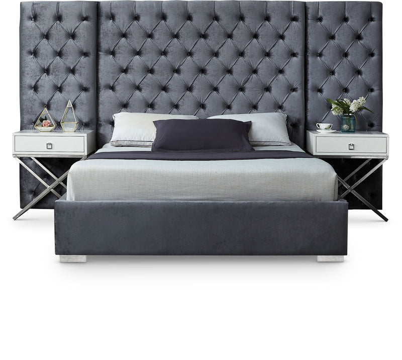 Grande Velvet Bed