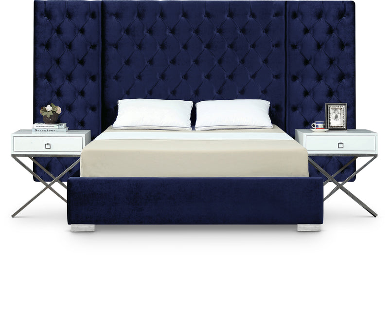 Grande Velvet Bed