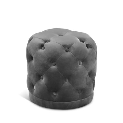 Harper Velvet Ottoman | Stool