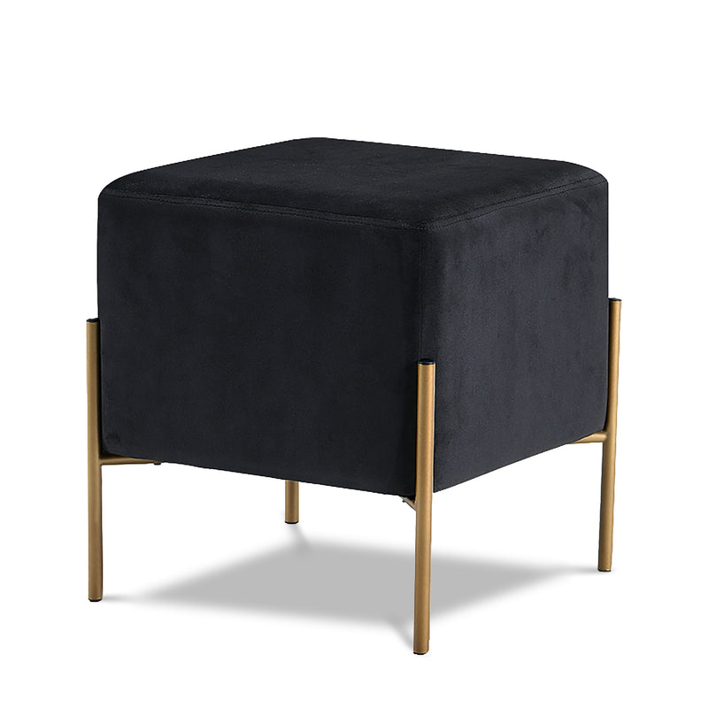 Isla Velvet Ottoman | Stool