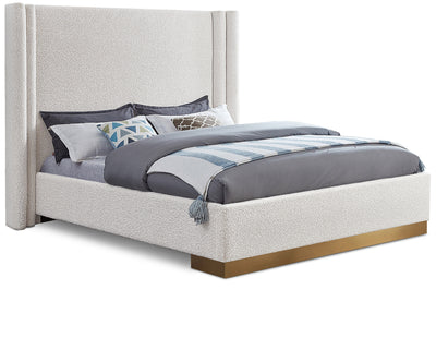 Halton Boucle Fabric Bed