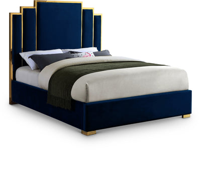 Hugo Velvet Bed