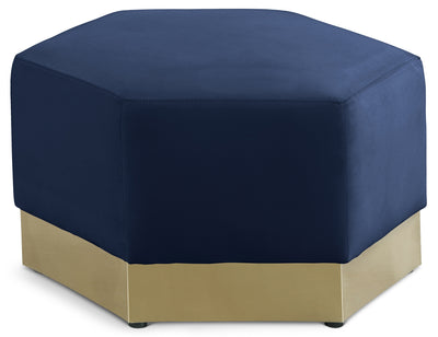 Marquis Velvet Ottoman