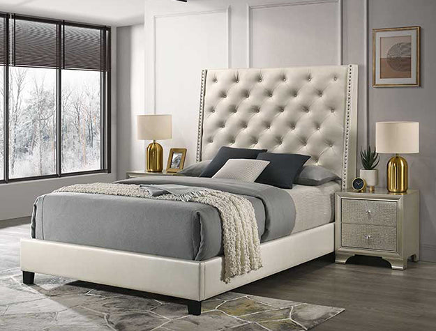 5265CP-ALL CHANTILLY CHAMPAGNE BED