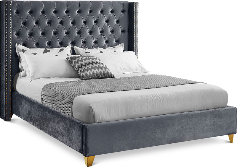 Barolo Velvet Bed