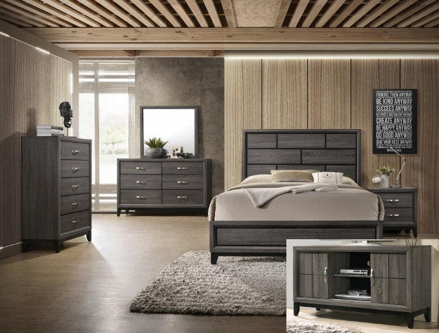 SETB4620 AKERSON GREY BEDROOM GROUP