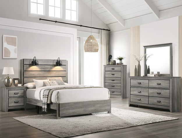 SETB6820 CARTER GRAY BEDROOM GROUP